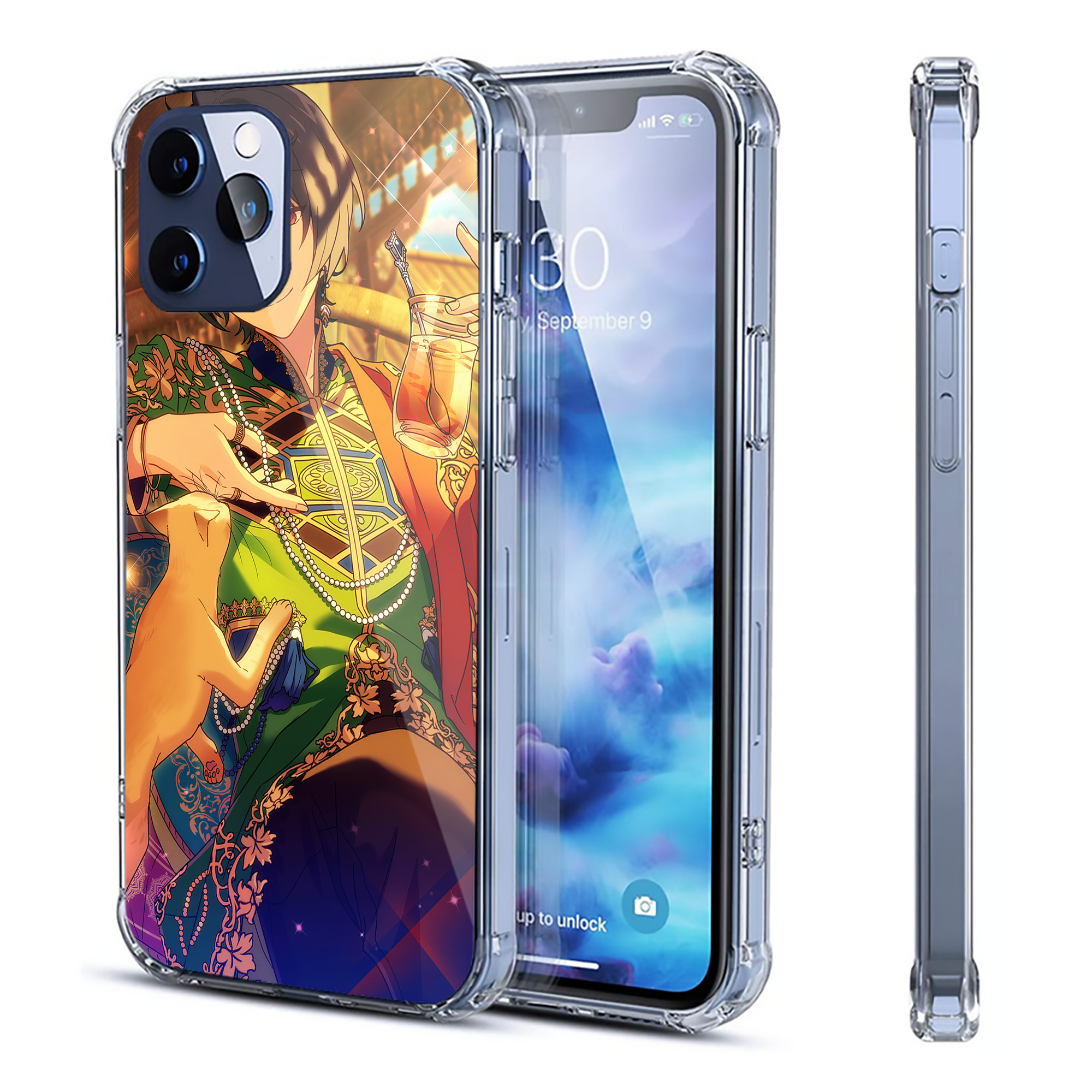 （画像用） あんさんぶるスターズ! Ensemble Stars 【iPhone 12シリーズ対応】透明スマホケース（クリアソフトケース）